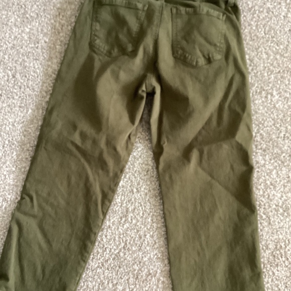 KUT from the Kloth Pattie High Waist Wide Leg Jeans (Petite) (Army Green) 8P - Picture 1 of 7